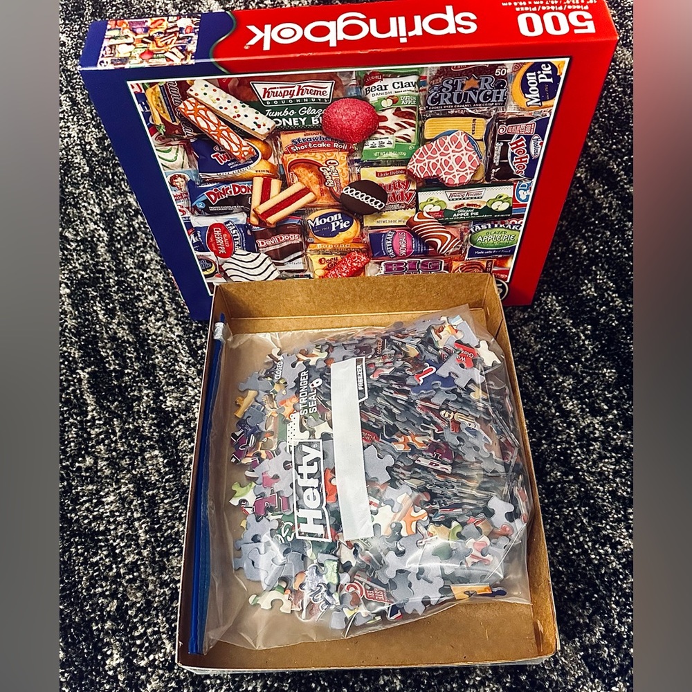SPRINGBOK || Jigsaw Puzzle “Snack & Treats” 500 Pieces ✨Complete✨ - Picture 4 of 5